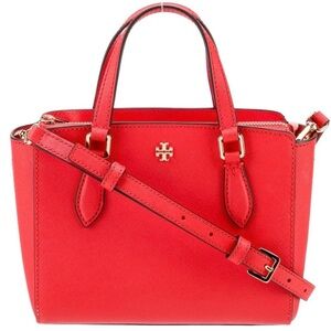 TORY BURCH ❤️EMERSON❤️ MINI TOP ZIP TOTE CROSSBODY BAG🌟LIKE NEW🌟